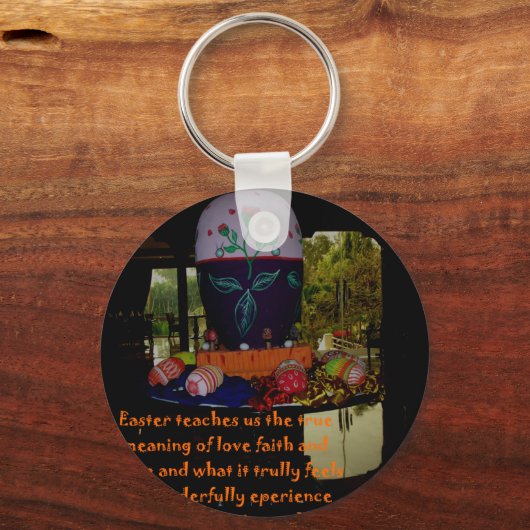 ハッピーイースター愛と希望 キーホルダー (正面)