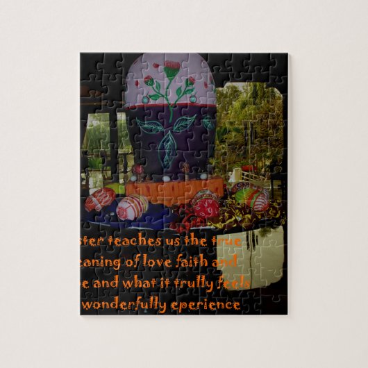 ハッピーイースター愛と希望 ジグソーパズル (縦)