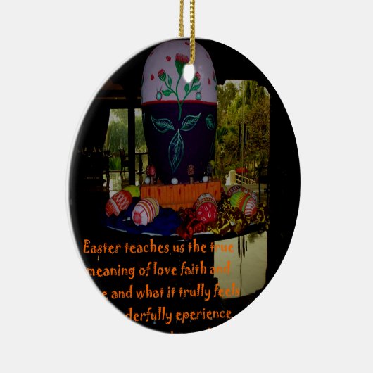 ハッピーイースター愛と希望 セラミックオーナメント (右)