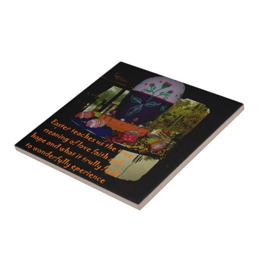 ハッピーイースター愛と希望 タイル (側面)