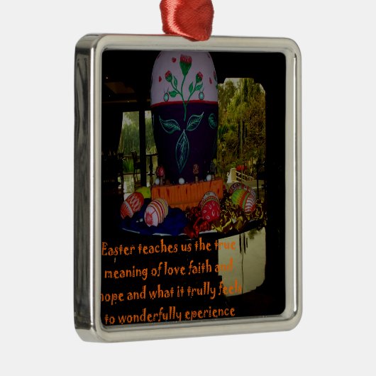 ハッピーイースター愛と希望 メタルオーナメント (右)