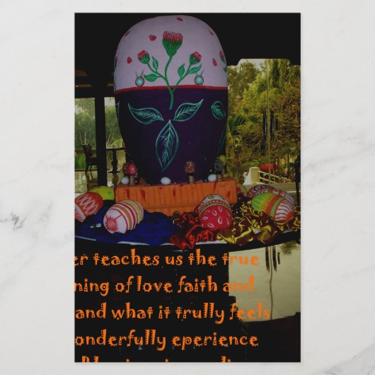 ハッピーイースター愛と希望 便箋 (正面)