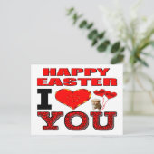 ハッピーイースター愛 シーズンポストカード (スタンド正面)