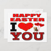 ハッピーイースター愛 シーズンポストカード (正面/裏面)
