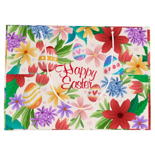 ハッピーイースター抱き枕 ラージペーパーバッグ (裏面)