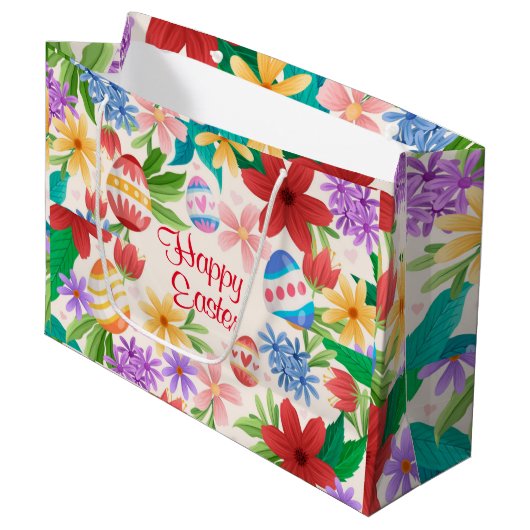 ハッピーイースター抱き枕 ラージペーパーバッグ (正面アングル)
