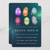 ハッピーイースター招待状 招待状 (正面/裏面)