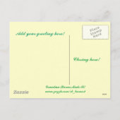 ハッピーイースター挨拶！ シーズンポストカード (裏面)