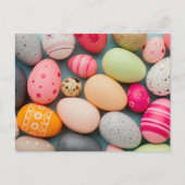 ハッピーイースター挨拶 ポストカード (正面)