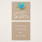 ハッピーイースター斑点卵イースターネストビジネス (正面&裏面)