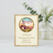 ハッピーイースター日曜日恵み | 彼は起き上がった ポストカード (スタンド正面)