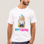 ハッピーイースター日 – キャラクター Tシャツ (正面)