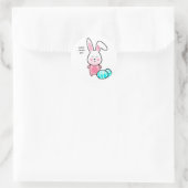 ハッピーイースター日 ラウンドシール (バッグ)