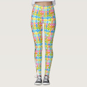 ハッピーイースター春カラーズバニーレギンス レギンス (正面)