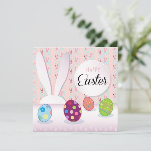 ハッピーイースター春キュートバニーイースター狩り シーズンカード (スタンド正面)