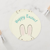 ハッピーイースター春バニー両面おもしろカード カード (正面/裏面インサイチュ)