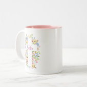 ハッピーイースター春フローラクロス ツートーンマグカップ (正面左)