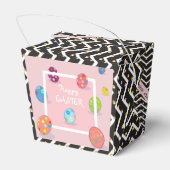 ハッピーイースター春ホリデーキュートバニーエッグ狩り フェイバーボックス (裏面サイド)