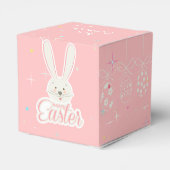 ハッピーイースター春ホリデーキュートバニーエッグ狩り フェイバーボックス (裏面サイド)