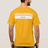 ハッピーイースター春ホリデーキュートバニーエッグ狩り Tシャツ (裏面)