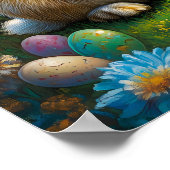 ハッピーイースター春ポスター ポスター (角)