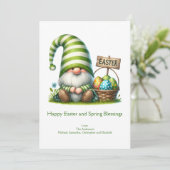 ハッピーイースター春格言イースター シーズンカード (スタンド正面)