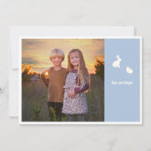 ハッピーイースター春2枚フォトカード シーズンカード (正面)