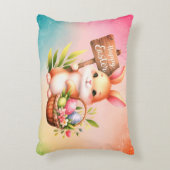 ハッピーイースター枕 アクセントクッション (正面(垂直))