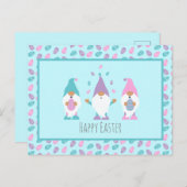 ハッピーイースター格言ジャグリングイースターエッグポストカード ポストカード (正面/裏面)