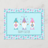 ハッピーイースター格言ジャグリングイースターエッグポストカード ポストカード (正面)