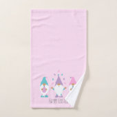 ハッピーイースター格言ジャグリングイースターエッグ バスタオルセット (ハンドタオル)