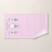 ハッピーイースター格言ジャグリングイースターエッグ バスタオルセット (ハンドタオル)