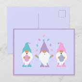 ハッピーイースター格言ジャグリングイースターエッグ ポストカード (正面/裏面)