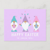 ハッピーイースター格言ジャグリングイースターエッグ ポストカード (正面)