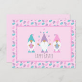 ハッピーイースター格言ジャグリングイースターエッグ ポストカード (正面/裏面)