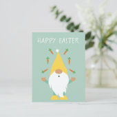 ハッピーイースター格言ジャグリングニンジン ポストカード (スタンド正面)