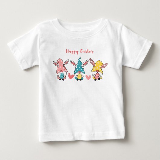 ハッピーイースター格言 ベビーTシャツ (正面)