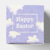 ハッピーイースター水彩バニーラビットエッグバスケット フェイバーボックス (上部)