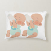 ハッピーイースター水彩フローラ卵 アクセントクッション (裏面)