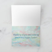 ハッピーイースター水彩卵 シーズンカード (内部)