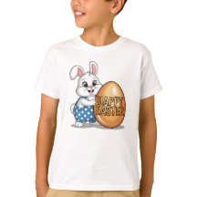 ハッピーイースター水玉模様バニー