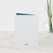 ハッピーイースター水色格言追加メッセージ シーズンカード (裏面)