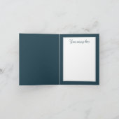 ハッピーイースター水色格言追加メッセージ シーズンカード (内部)