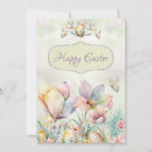 ハッピーイースター洗練されたカード シーズンカード (正面)