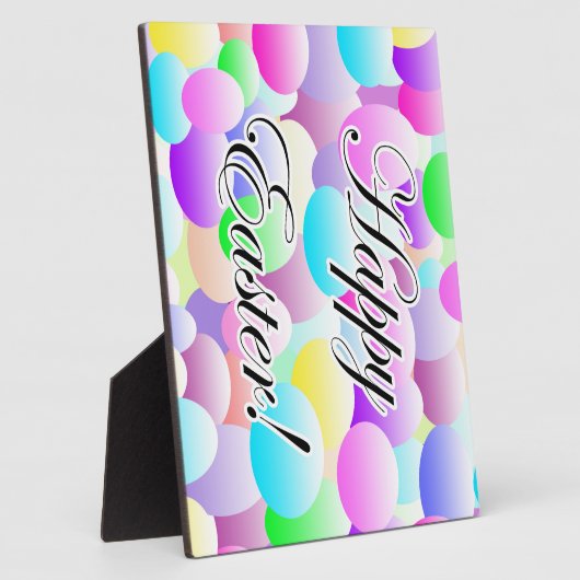 ハッピーイースター灯 フォトプラーク (側面)