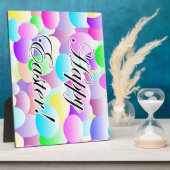 ハッピーイースター灯 フォトプラーク (側面)