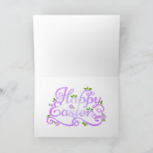 ハッピーイースター犬 シーズンカード (内部)