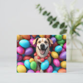 ハッピーイースター犬 シーズンポストカード (スタンド正面)