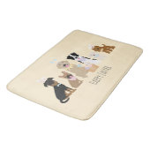 ハッピーイースター犬 バスマット (アングル)