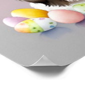 ハッピーイースター犬 ポスター (角)